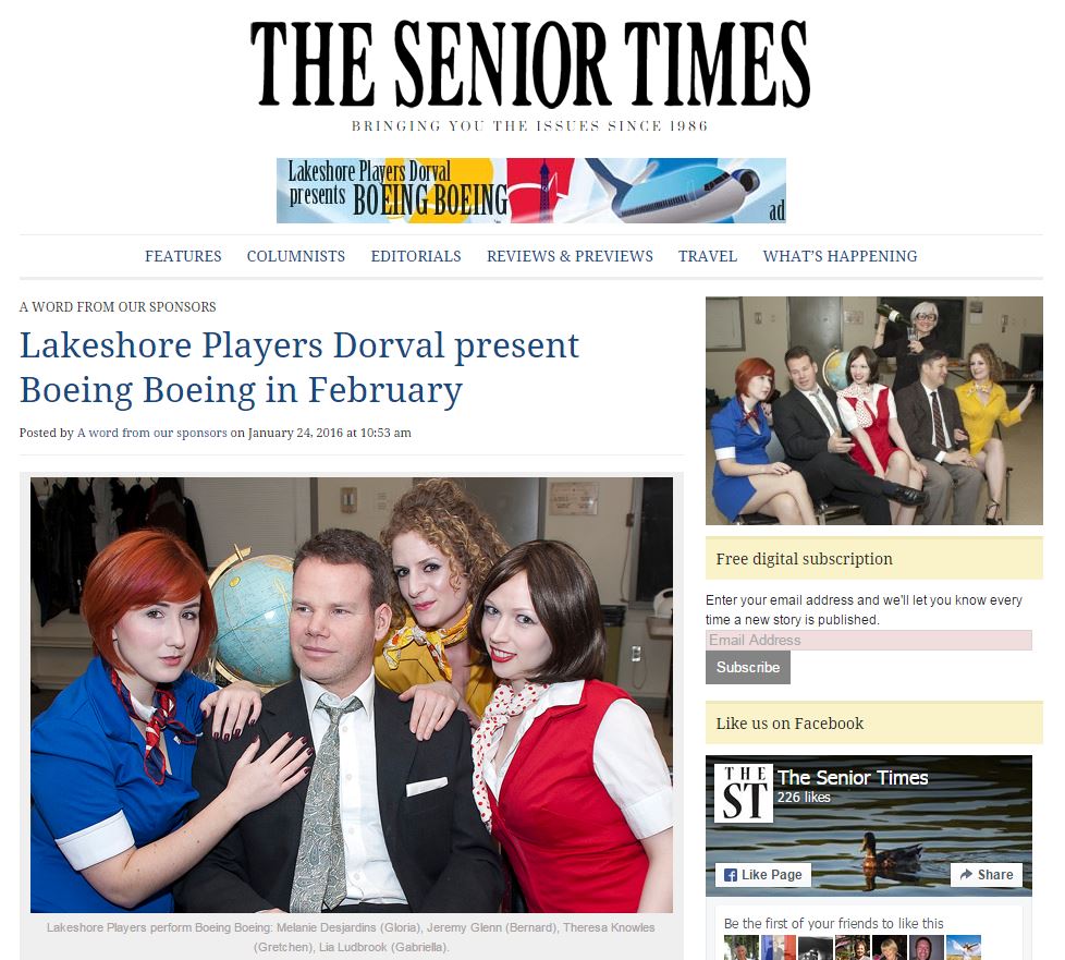 The Senior Times - 2016-01-24